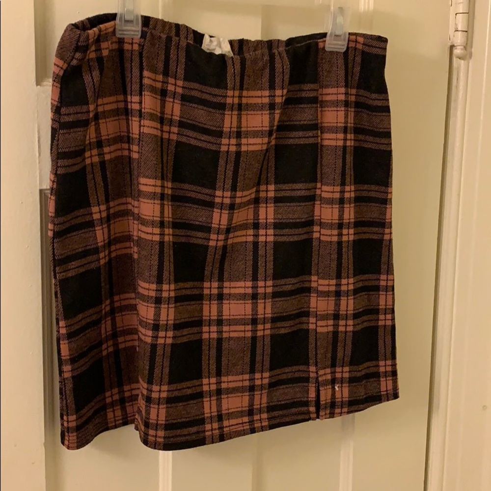 Plaid Mini Skirt